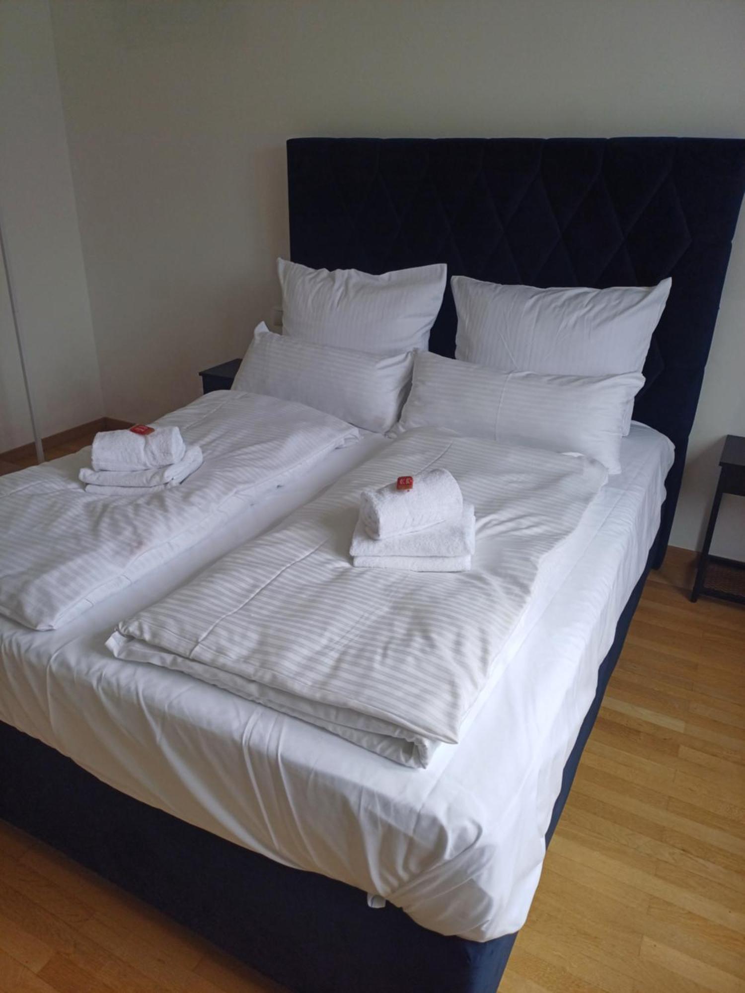 Crown Living Design Apartment - 2 Schlafzimmer - Kueche - Gratis Parkplatz - Abstellraum Fuer Fahrraeder/Ski Mader Eksteriør bilde
